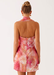 Tanner Mini Dress - Flamingo Fling