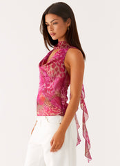 Clovah Top - Lavender Lagoon