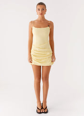 Adella Mini Dress - Yellow