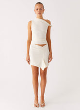 Alina Mini Dress - Ivory