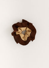 Angeline Scrunchie - Brown