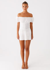 Anthem Mini Dress - Ivory