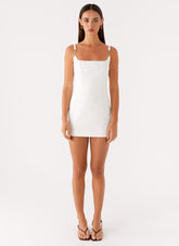 Aretha Mini Dress - White