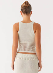 Basilia Knit Top - Off White