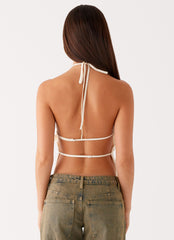 Bennie Halter Top - Ivory