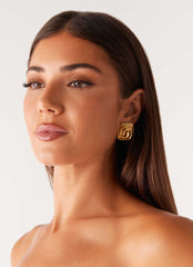 Bowie Earrings - Gold