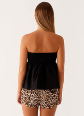 Cassie Tube Top - Black