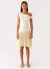 Catch Flights Top - Yellow