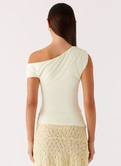 Catch Flights Top - Yellow