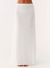 Clovelly Maxi Skirt - White