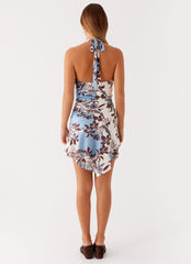 Colt Mini Dress - Bluewood Blossom