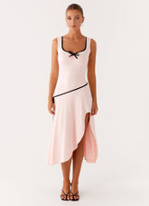 Darlene Midi Dress - Pink