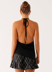 Dasha Cowl Top - Black