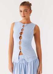 Dawn Drift Top - Blue
