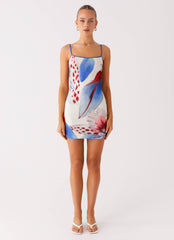 Everett Mini Dress - Deep Sea Bloom