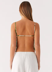 Faela Cami Top - Verdant Bloom