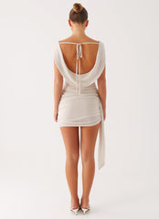 Good Fortune Mini Dress - Ivory