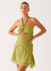 Helsa Mini Dress - Green