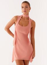 Hudson Mini Dress - Peach