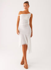 Huntah Midi Dress - Ivory