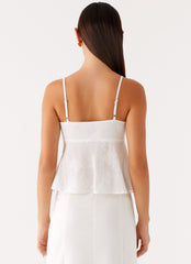 Irena Cami Top - White
