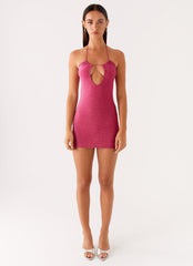 Jupiter Mini Dress - Raspberry