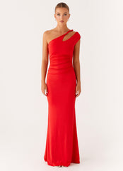 Lopez Maxi Dress - Tangerine