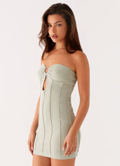 Love Affair Mini Dress - Sage