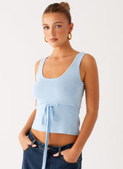 Macall Knit Tank - Blue
