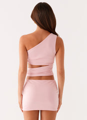 Malli Cut Out Mini Dress - Pink