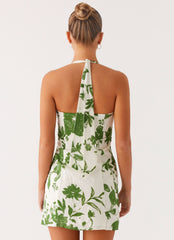 Melora Mini Dress - Verdant Bloom