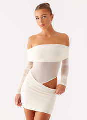 No Doubt Mini Dress - Ivory