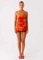 Over The Horizon Asymetrical Top - Serene Orange