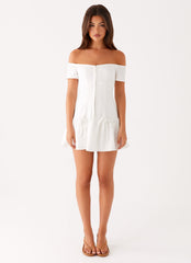 Penny Mini Dress - White