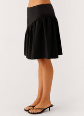 Rayna Midi Skirt - Black