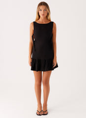 Roux Mini Dress - Black