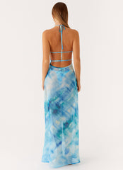 Sandra Maxi Dress - Blue Tie Dye