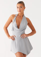 Tavi Mini Dress - Grey