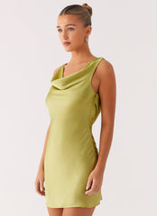 Tiegan Mini Dress - Lime