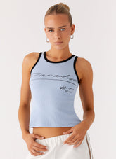 Utopia Tank Top - Sky Blue