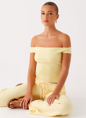 Coleman Knit Top - Yellow