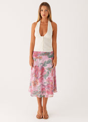 Devoted Halterneck Top - Ivory