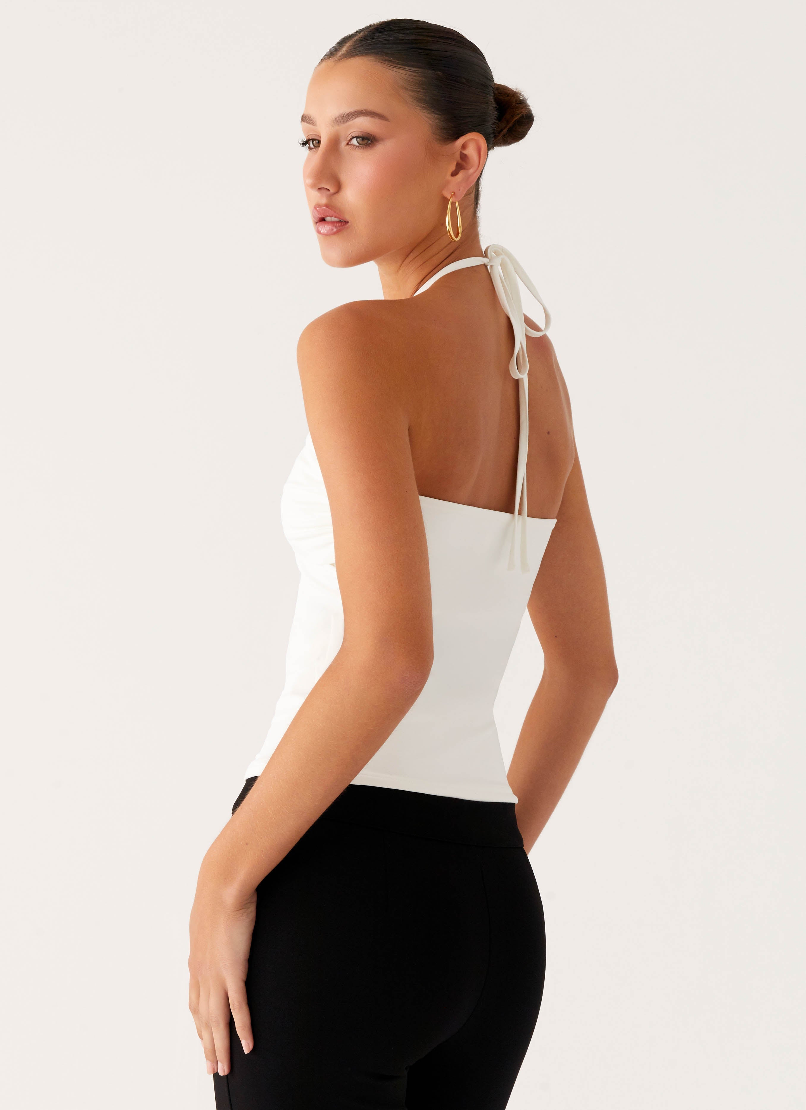 Good Thing Halter Top - White