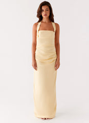 Rumour Has it Maxi Dress - Yellow