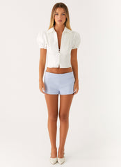 Tampa Micro Short - Heather Blue
