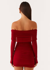 Temptation Mini Dress - Red